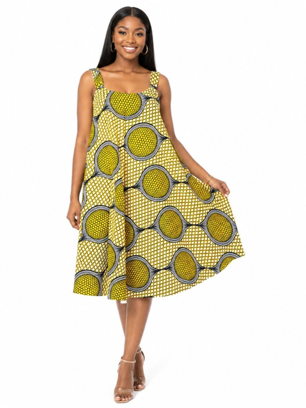 Umbrella Dress With Scarf Cotton One Size Fit All Different Colors Boho Dress